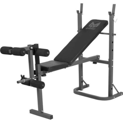 Photo of GORILLA SPORTS SA Gyronetics E-Series Multi Incline Weight Bench with Leg Curl