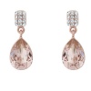 Civetta Spark Monica Earring - Swarovski Vintage Rose Crystal Rosegold Photo