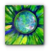 Art - Abstract - Print on Canvas - other world series radiant one Photo