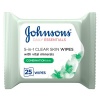 Johnson's Facial Wipes Daily Essentials Combination Skin 25 piecess Photo
