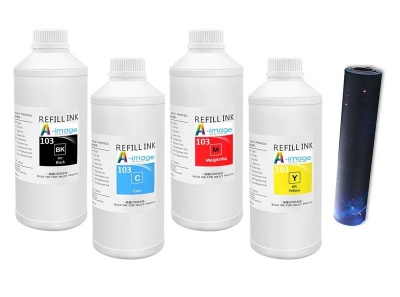 Bulk Refill Ink Compatible with Epson 103 EcoTank 1L x 4 Bottle