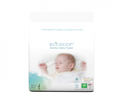 Photo of Eco Boom Bamboo Diaper Size 2 S - 90 Nappies