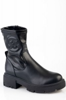 Sissy Boy STRETCH IT BE Stretch Pu Boot With SB logo Embossing on side