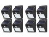 Atttw-8 Piece LED Solar Wall Light Photo