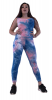 Shameless Persistence SP - Tie Dye Gym Jumpsuit / one piece gym suit Photo
