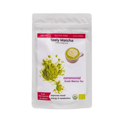 Photo of Tealy Matcha 100% Organic Japanese Matcha Green Tea Powder 100g