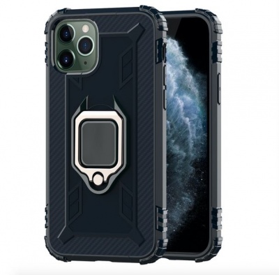 Photo of Tuff Luv TUFF-LUV Rugged Armour Shield Case & Stand for Apple iPhone 12 & Pro - Blue
