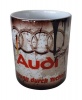 DIY Outdoor City Vintage `Look` Oil Spillage - Coffee Mug -Audi Photo