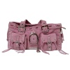 Donatella Rufrano - Rosa Antica - Genuine Suede Leather Handbag - Pink Photo