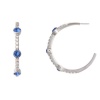Stella Luna Clara Hoop - Swarovski Sapphire crystal Photo