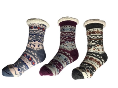 Photo of 3 Pairs Winter Socks- Assorted