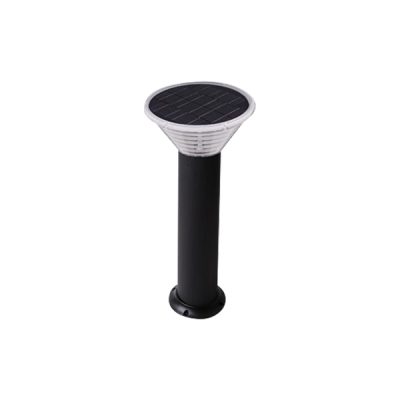 Photo of Zebbies Lighting - Prone - Black Outdoor Solar Bollard