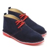 BATA Men's Safari Boot Navy/Red Photo
