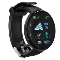 Round Screen D18 Smart Watch Waterproof Watches Fitness Wrist Band