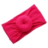 Lizel Harris Cute Girls Cerise Pink Donut Knot Headband Photo