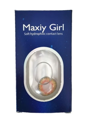 Photo of MaxiyGirl Colour Contact Lenses - 3 Tone Honey
