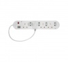 Selectrix 3500W 16A 8 Way and 2x 2.1A USB Multi Plug with Reset Switch Photo