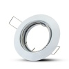 MrUL - Down Light Fitting Round Swivel - White - 5 Piece Photo