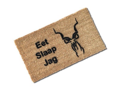 Photo of Matnifique 'Eet Slaap Jag' Natural Coir Doormat