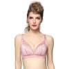 Unicoo Comfort Lace Middle Open Nursing Bra - Coral - B Cup Photo