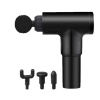 4 Changeable Tip Fascial Gun Muscle Relief Massager - Black Photo