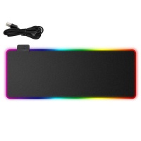 RGB Colourful Gaming Mouse Pad Extra Large Black