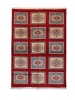 Exclusive Home Decor- Handmade Block Design Bukhara Persian Rug/carpet Photo