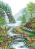 Dome Cross Stitch K it- Artistic Waterscape Photo