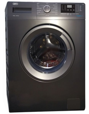 Photo of Defy 8KG Front Loader Washing Machine with SteamCure Manhattan Grey