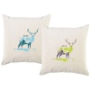 PepperSt - Scatter Cushion Cover Set - Abstract Deer Photo