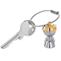 Troika Keyring Little Queen Silver and Gold