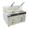 Agasons Stainless Steel 2 Tank Gas Fryer - 2 x 6L Photo