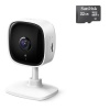 TP Link TP-LINK TAPO C100 Home Security Wi-Fi Camera and Alarm With 32GB Micro-SD Photo