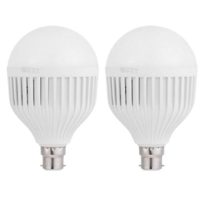 Smart Charge Lamp Cool White 6500k Emergency Lamp 15W E27 Pack of 2