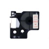 PUTY Compatible Dymo TT-DD43612 Red On Clear 6mm Label Tape Photo