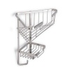 Bathroom Corner Shelf - 2 Tier - Stainless Steel Photo