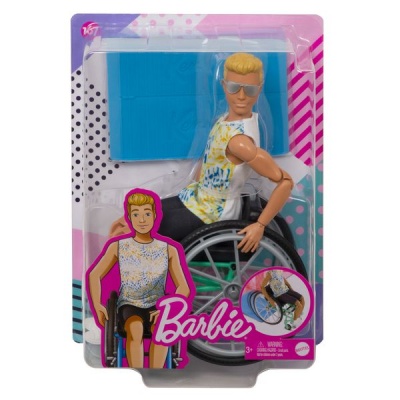 Photo of Barbie Ken Fashionistas Doll #167 With Wheelchair & Ramp