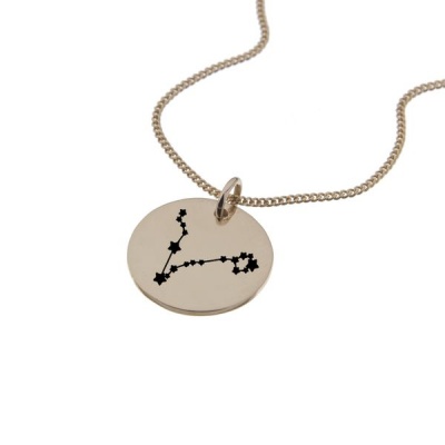 Photo of Pisces Constellation Rose Gold Necklace