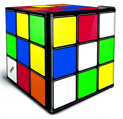 Photo of Alva 46L Counter-Top Mini Fridge - Rubik's Cube