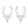 Silver Dear Plated 925 Stud Earrings Photo
