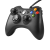 Black Wired USB Game Controller For Xbox 360 And PC Photo
