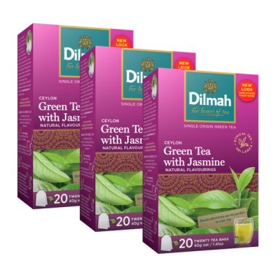 Photo of Dilmah - Ceylon Green Tea with Jasmine - 60 Tagged Tea Bags