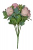 AZAZ ENTERPRISE Artificial Flower Bunch 50cm Roses Close Pink & Peach Photo