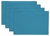 PepperSt Placemat Set - 100% Cotton - Teal Photo