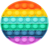Circle Pop It Bubble Fidget Toy - Rainbow Photo