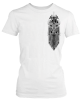 PepperSt Ladies White T-Shirt - Norse Helm Photo