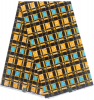 Vlisco Hollandaise Wax-Blue Ponte Ankara Fabric Photo
