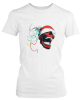 PepperSt Ladies White T-Shirt - Connected Skull Photo