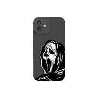Samsung Ghostface Inspired Black TPU Phone Cover for S21 Ultra