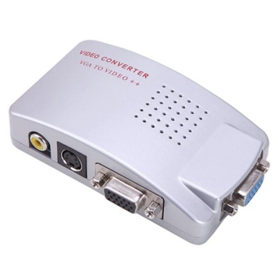 Photo of Digital World DW- VGA to TV Video AV Converter Box